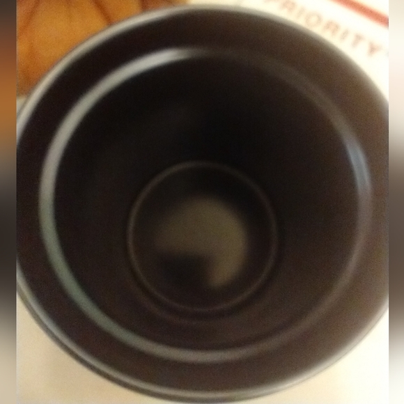 Starbucks Ceramic Double Wall Tumbler 8oz Iridescent Blue short mug Siren Logo - Picture 7 of 16